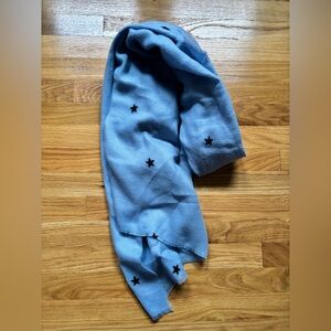 American Eagle Outfitters Baby Blue Star Scarf